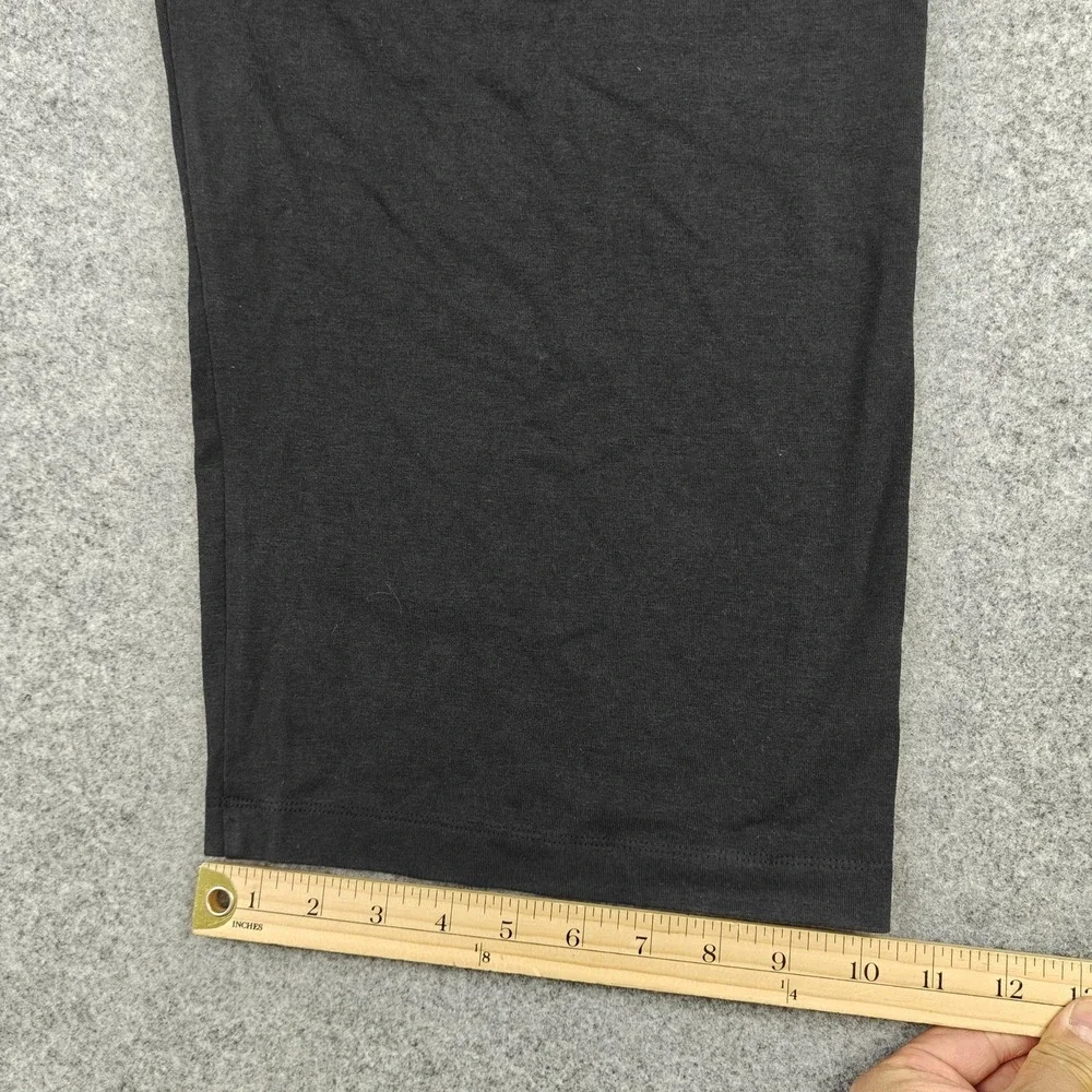 Skims Lounge Pants Mens XL Black Jersey Wide Leg Drawstring Soft Knit
